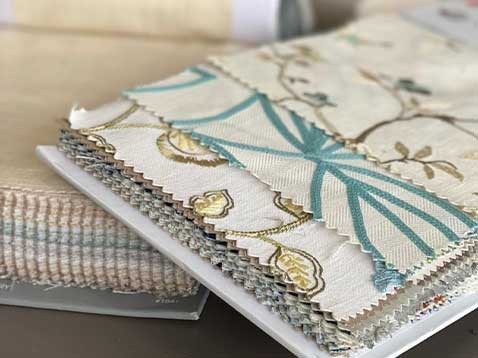 Booklet of fabric samples
